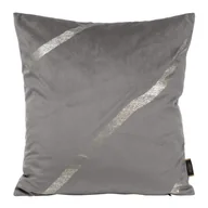 Poszewki na poduszki - Euro Firany Poszewka 45 x 45 Eurofirany Velvet Blink 34 Szary 1224551 - miniaturka - grafika 1
