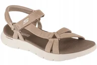 Sandały damskie - Skechers sandały damskie GO WALK Flex Sandal Sublime 141451-TPE 41 - miniaturka - grafika 1