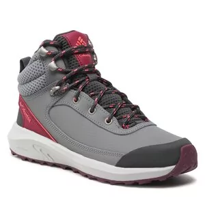 Buty trekkingowe damskie - Trekkingi Columbia - Trailstorm Mid Waterproof BL5578 Ti Grey/Steel/Marionberry 033 - grafika 1