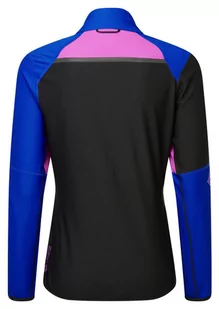 RONHILL Kurtka biegowa damska TECH GORE-TEX WINDSTOPPER JACKET black/cobalt - Kurtki i kamizelki sportowe damskie - miniaturka - grafika 2