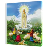 Ikony i obrazy sakralne - Obraz religijny na płótnie Matka Boża Fatimska - miniaturka - grafika 1
