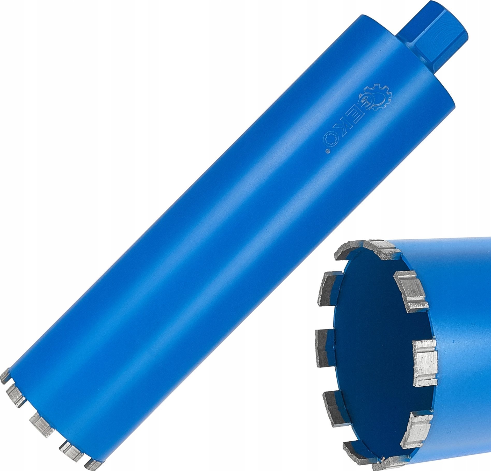 Geko Wiertło diamentowe koronowe do wiertnicy na sucho i mokro 112x10x450mm 10T 1.1/4