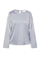Bluzki damskie - usha WHITE LABEL Bluzka damska Lynnea 21526404, niebiesko-szara, XXL, niebieski zielony, XXL - miniaturka - grafika 1