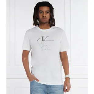 CALVIN KLEIN JEANS T-shirt MONOGRAM ECHO GRAPHIC - Koszulki męskie - miniaturka - grafika 1