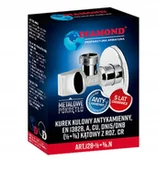 Zawory i kraniki - Diamond kurek kulowy kątowy z rozetą - antykamienny 1/2"x3/4" ART.128-1/2X3/4.N - miniaturka - grafika 1