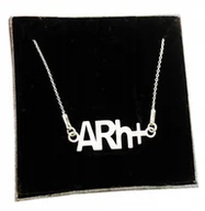 Łańcuszki - Naszyjnik łańcuszek GRUPA KRWI ARh+ srebro 925 - miniaturka - grafika 1