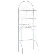 Szafki łazienkowe - Biały dekoracyjny regał do łazienki S2-L36 - miniaturka - grafika 1
