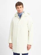Kurtki męskie - Tommy Hilfiger Parka męska Mężczyźni Sztuczne włókno beżowy jednolity, M - miniaturka - grafika 1