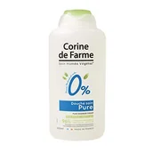 Balsamy i kremy do ciała - Corine de Farme, Żel pod prysznic 0% czysty balsam do mycia skóry wrażliwej, 500 ml, 100% Clean Beauty, 100% Wyprodukowano we Francji, pH neutralne dla skóry, bez mydła i barwników - miniaturka - grafika 1