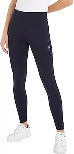 Tommy Hilfiger 1985 Slim Mini Corp Logo Legginsy, Pustynne niebo, L - Legginsy - miniaturka - grafika 1