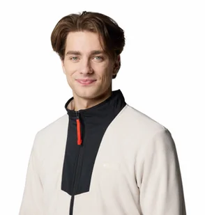 Polar męski Columbia SEQUOIA GROVE beżowy 2095891277 - Bluzy męskie - miniaturka - grafika 1