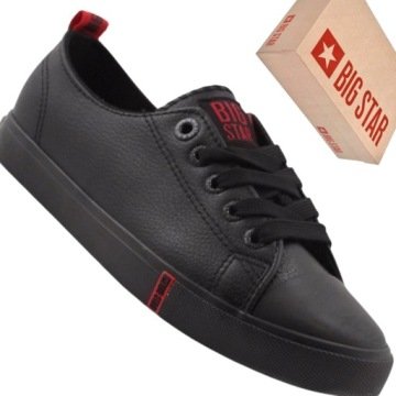 Trampki Big Star Ekoskóra GG274007 Czarne R38