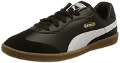 Piłka nożna - PUMA Unisex King 21 It buty piłkarskie, Puma Black Puma biała guma - 37.5 EU - miniaturka - grafika 1