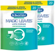 Środki do prania - Dr. Beckmann MAGIC Chusteczki Listki Piorące do Prania Uniwersalne 40 prań - miniaturka - grafika 1