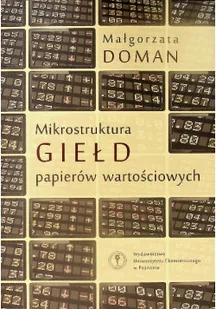 Mikrostruktura giełd papierów wartościowych - Biznes - miniaturka - grafika 1