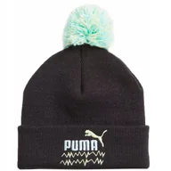 Czapki dla dzieci - Czapka dla dzieci Puma Mixmatch Pom Pom czarna 024798 01 Kids - miniaturka - grafika 1