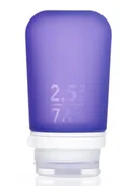 Butelki dla niemowląt - Podróżna silikonowa butelka na płyny Humangear GoToob+ M - purple - miniaturka - grafika 1