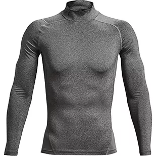 Under Armour Męska koszulka z długim rękawem Ua Hg Armour Comp Mock Ls - Koszulki męskie - miniaturka - grafika 1
