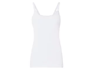 Bielizna ciążowa - esmara Top do karmienia na ramiączkach (XL (48/50), Biały) - grafika 1
