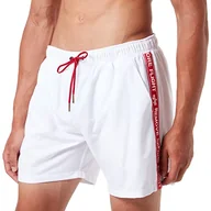 Spodenki damskie - Alpha Industries RBF Tape szorty kąpielowe czerwone, biały, S - miniaturka - grafika 1