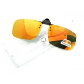 Akcesoria do okularów - Nakładki lustrzane polaryzacyjne na okulary korekcyjne + ETUI - NA-163A - miniaturka - grafika 1