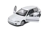 Samochody i pojazdy dla dzieci - Solido Honda Civic Eg6 1991 Frost White 1:18 1810401 - miniaturka - grafika 1