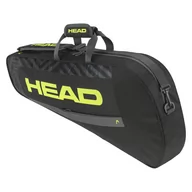 Tenis ziemny - Torba tenisowa Head Base Racquet Bag S x 3 black/yellow - miniaturka - grafika 1