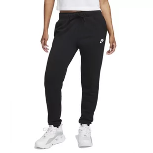 Spodnie Nike Sportswear Club Fleece DQ5191-010 - czarne - Spodnie sportowe damskie - miniaturka - grafika 1