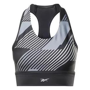 Reebok Damski biustonosz sportowy do biegania na całej powierzchni - Biustonosze - miniaturka - grafika 1