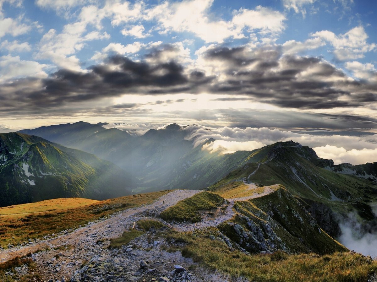 PUZZLE GÓRY Tatry Polskie Widok Krajobraz + IMIĘ Pudełko 120 el.