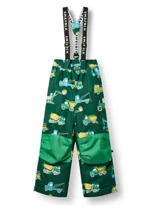 Småfolk Spodnie narciarskie w kolorze zielonym - Spodnie narciarskie - miniaturka - grafika 1