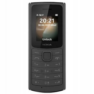 Nokia 110 4G TA-1386 Ds 128MB/48MB Czarny - Telefony komórkowe - miniaturka - grafika 1