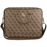 Torebki damskie - Guess Torba GUCB15G4GFBR 15" br1z/brown 4G Uptown - miniaturka - grafika 1