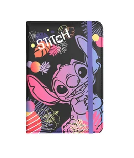 PATIO, notes a5 80k.linia z gumką disney black stitch wzór 1 - Notesy i bloczki - miniaturka - grafika 1