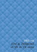 Archeologia - 1863 rok - edycje źródłowe od XIX do XXI wieku - miniaturka - grafika 1