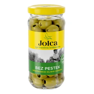 Hiszpańskie oliwki królewskie Gordal zielone bez pestek w słoiku 230 g Jolca - Pasztet i przetwory mięsne - miniaturka - grafika 1