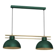 Lampy sufitowe - Nowoczesna lampa wisząca w kolorze zieleni LX 4370 z serii ESTATE - miniaturka - grafika 1