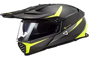 LS2, Kask motocyklowy cross Pioneer evo router black yellow, XXS - Kaski motocyklowe - miniaturka - grafika 1
