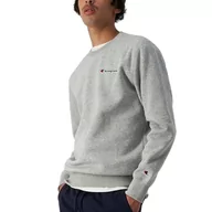 Bluzy sportowe męskie - Bluza Champion Crewneck Sweatshirt 217863-EM031 - szara - miniaturka - grafika 1