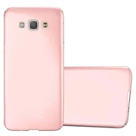 Etui i futerały do telefonów - Pokrowiec Do Samsung Galaxy A8 2015 Etui w METAL RÓŻOWE ZŁOTO Hard Case Cover Obudowa Ochronny Cadorabo - miniaturka - grafika 1