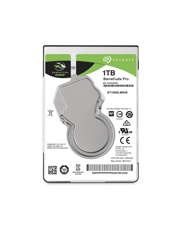 seagate BARRACUDA 25IN 1TB/25IN 7200RPM SATA 128MB 7MM 2108519