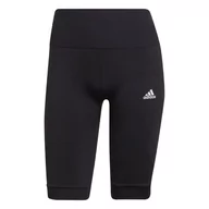 Legginsy - Legginsy Damskie Adidas Aeroknit Seamless Short Tights Czarne R.S 163 Cm - miniaturka - grafika 1