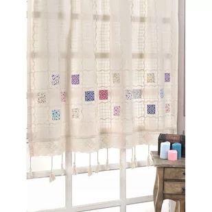 Kremowa firanka 300x200 cm Buldan – Oyo Concept - Firany - miniaturka - grafika 1