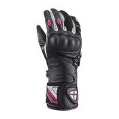 Rękawice motocyklowe - Rękawice Motocyklowe Ixon Thund Damskie Czarny/FuksjowyL - miniaturka - grafika 1