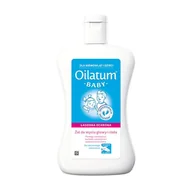 Balsamy i oliwki dla dzieci - Oilatum BABY Łagodna ochrona Żel do mycia głowy i ciała 300 ml - miniaturka - grafika 1
