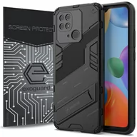 Etui i futerały do telefonów - ETUI EXOGUARD BIBERCAS + SZKŁO - XIAOMI REDMI 10C / POCO C40 - PANCERNE CASE OBUDOWA FUTERAŁ - miniaturka - grafika 1