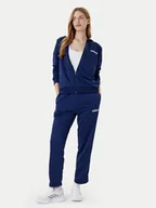 Dresy damskie - adidas Dres Essentials Linear JD2696 Granatowy Slim Fit - miniaturka - grafika 1