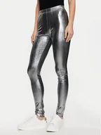 Legginsy - Karen by Simonsen Legginsy Regitze 10105220 Srebrny Slim Fit - miniaturka - grafika 1
