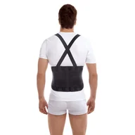 Ortezy, stabilizatory i opaski elastyczne - Toros Group Pas podtrzymujący sztywny/Gorset czarny) rozmiar 4 216-4 - miniaturka - grafika 1