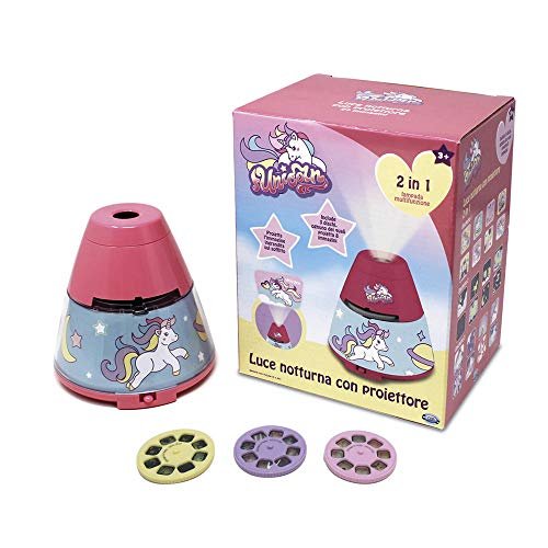 ODS 46533 projektor i lampa o wysokości 12 cm do pokoju dziecięcego, z 3 tarczami, każda rzutka 8 obrazów, 46533